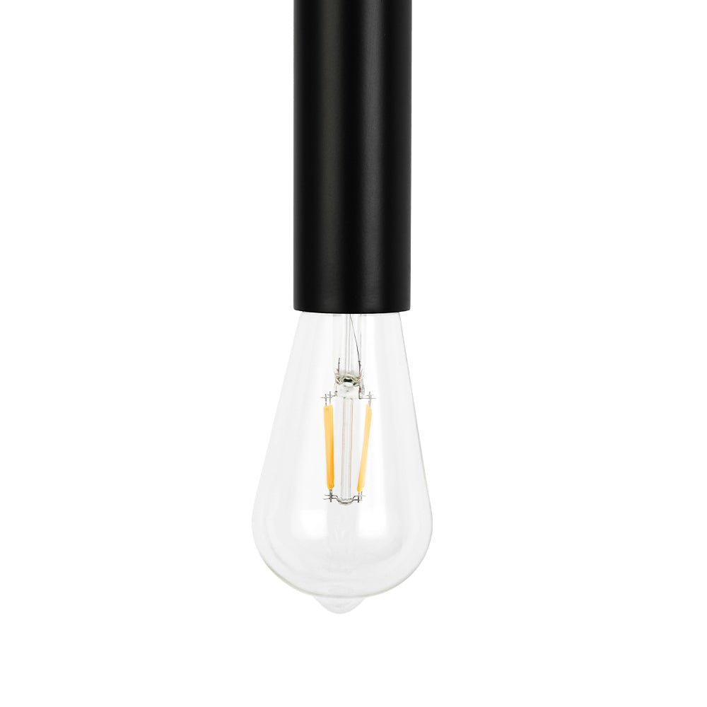 Minimalist 2-Light Linear Tube Vanity Wall Sconce