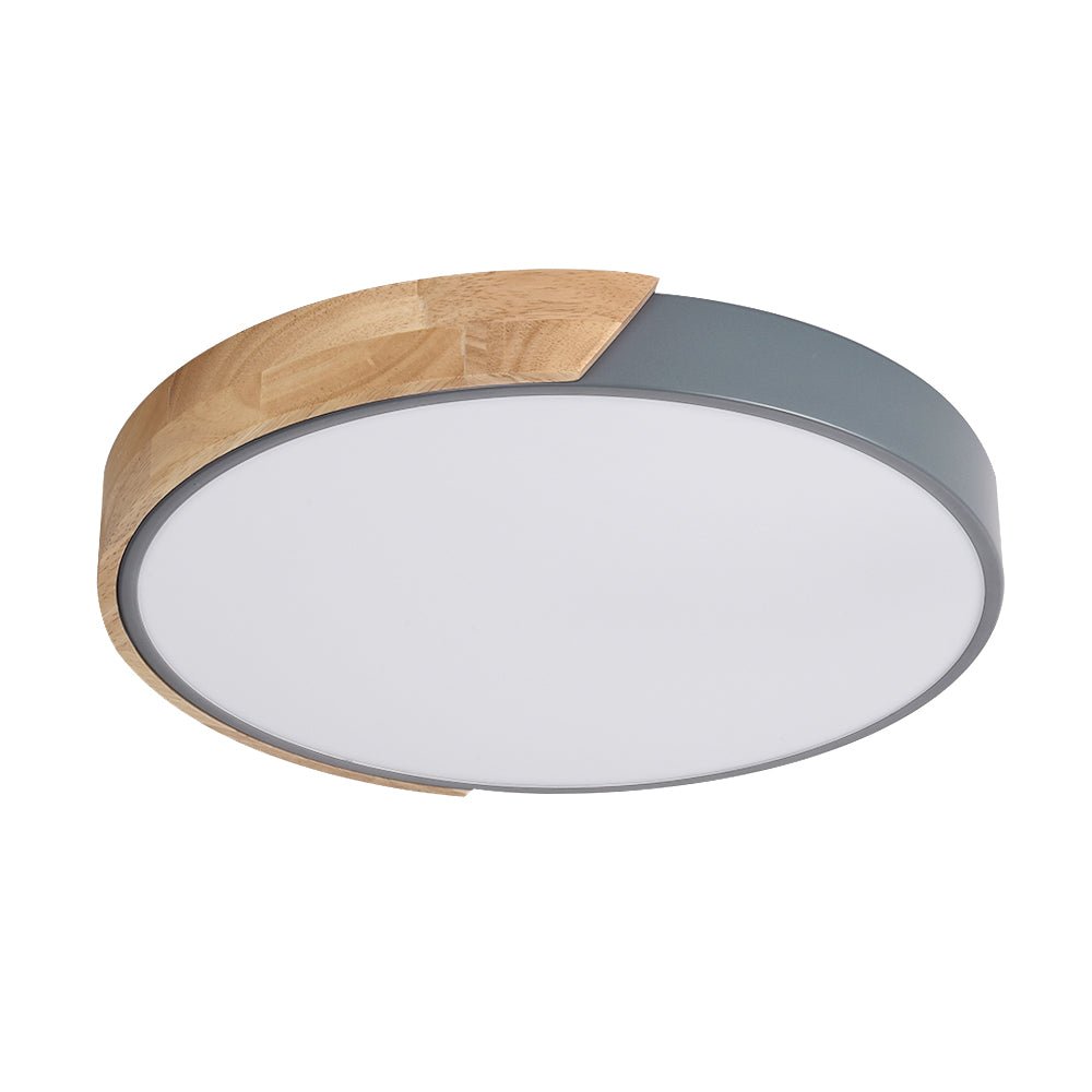 Minimalist LED Flush Mount Drum Light