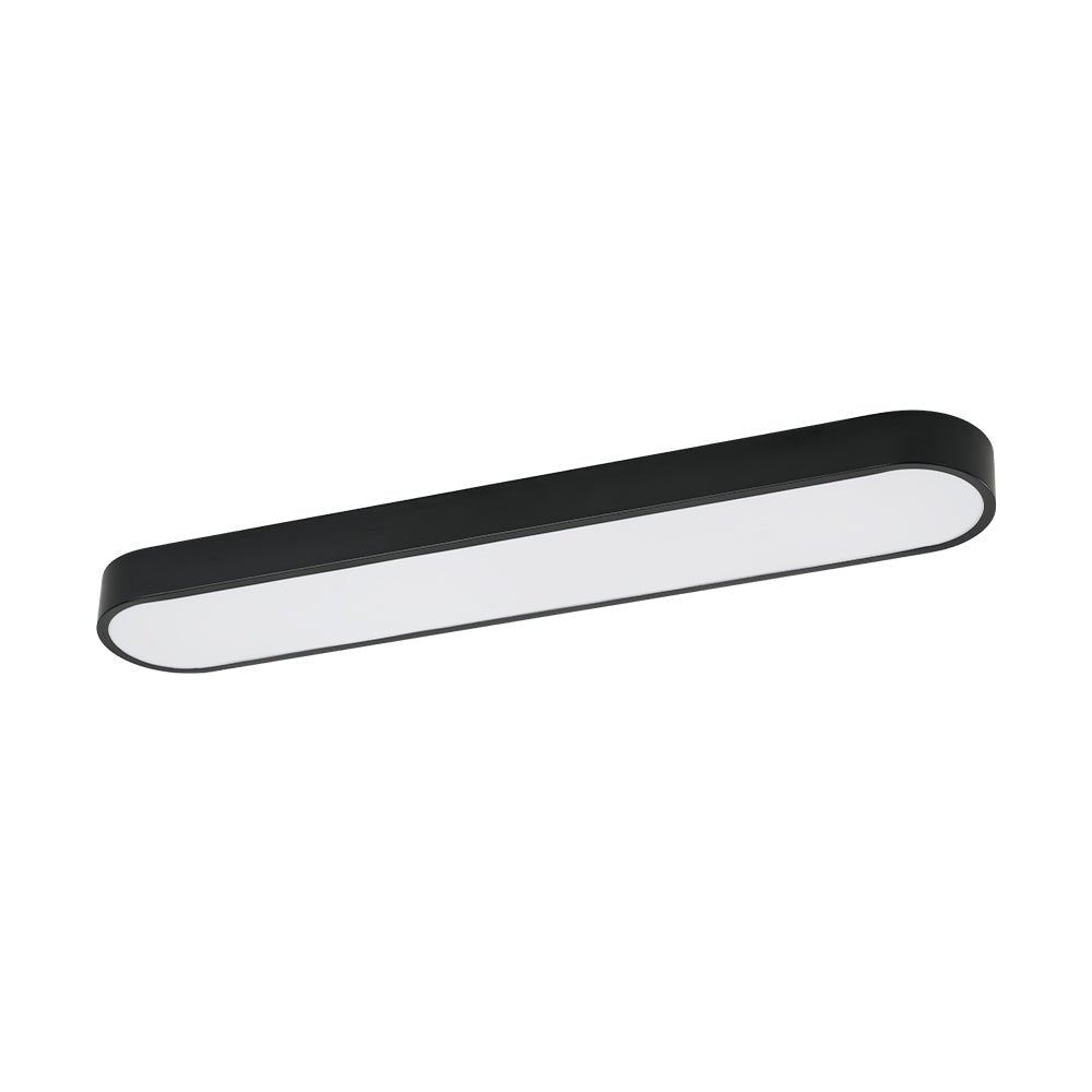 Minimalist Long Oval Dimmable LED Flush Mount Ceiling Light