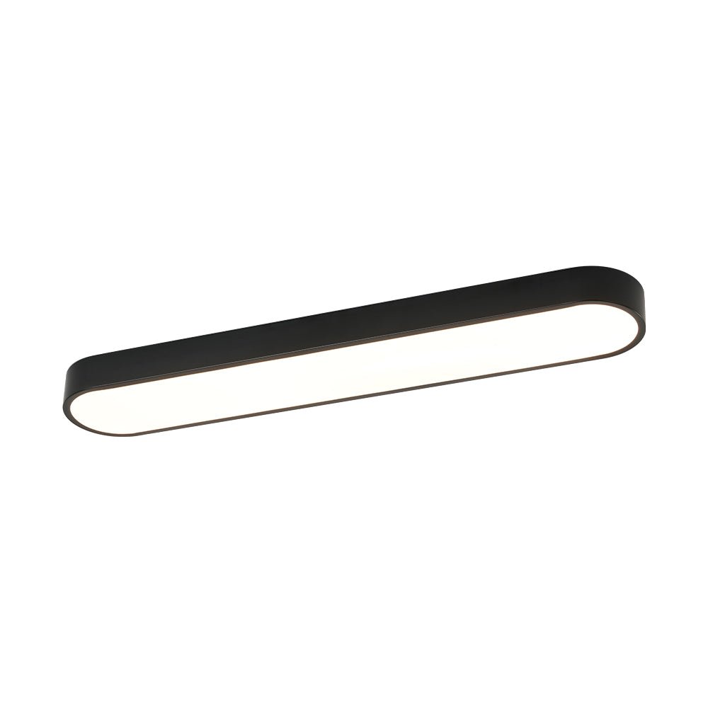 Minimalist Long Oval Dimmable LED Flush Mount Ceiling Light