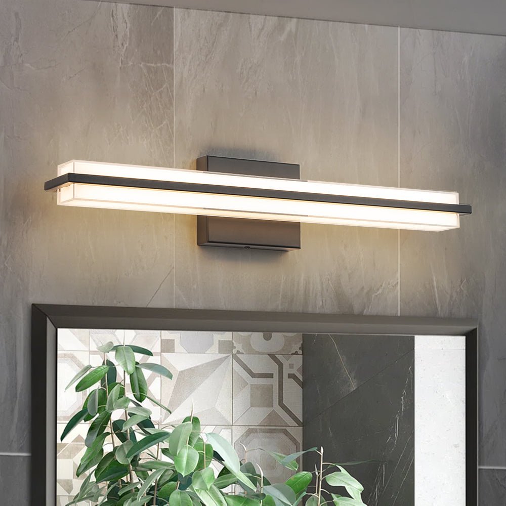 Minimalist Rectangle Dimmable LED Vanity Wall Light