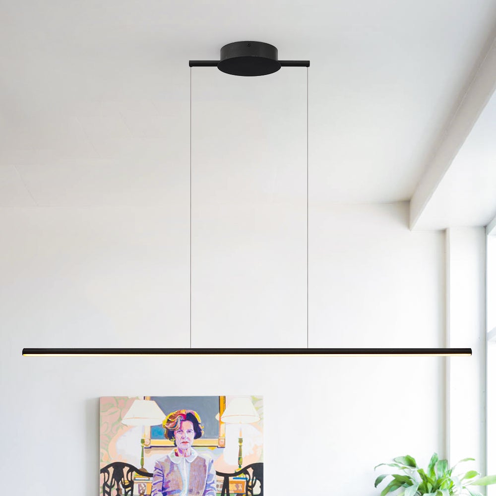 (OpenBox) Dimmable Minimalist Tube LED Linear Pendant