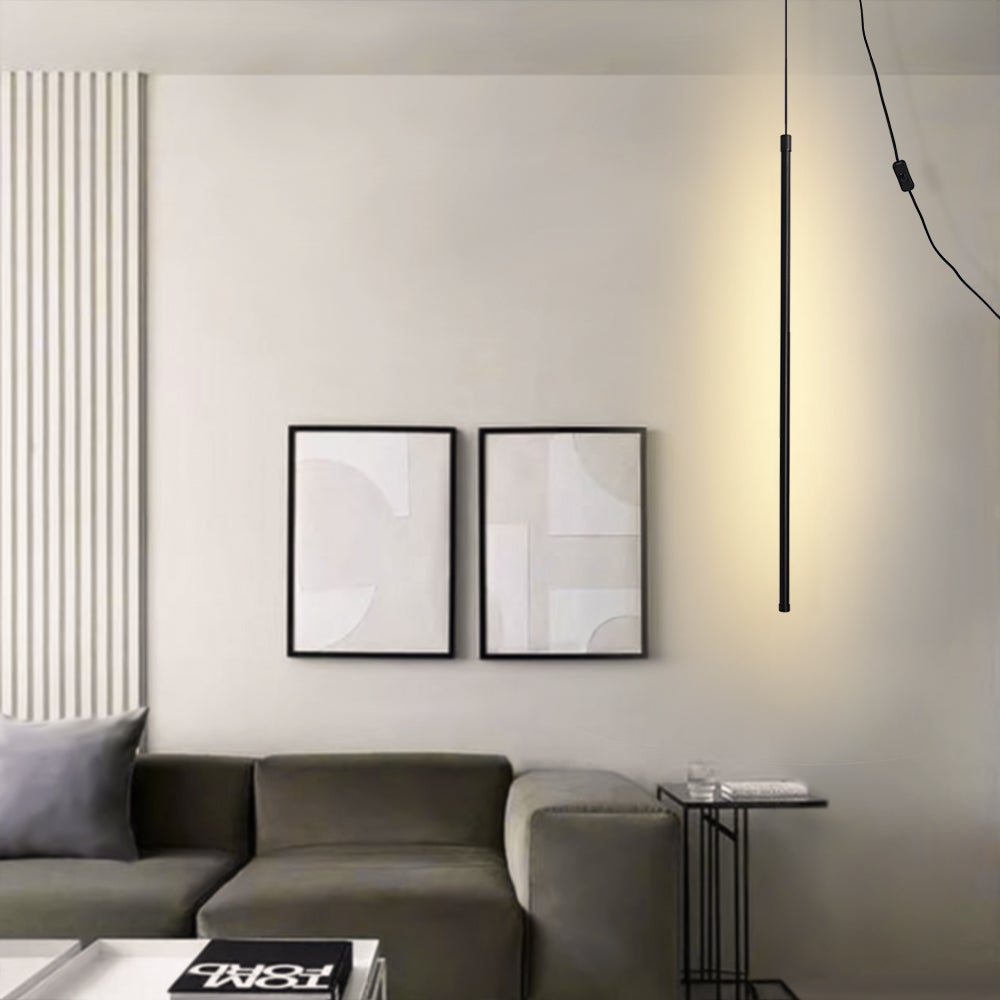 Minimalist Tube LED Pendant Light