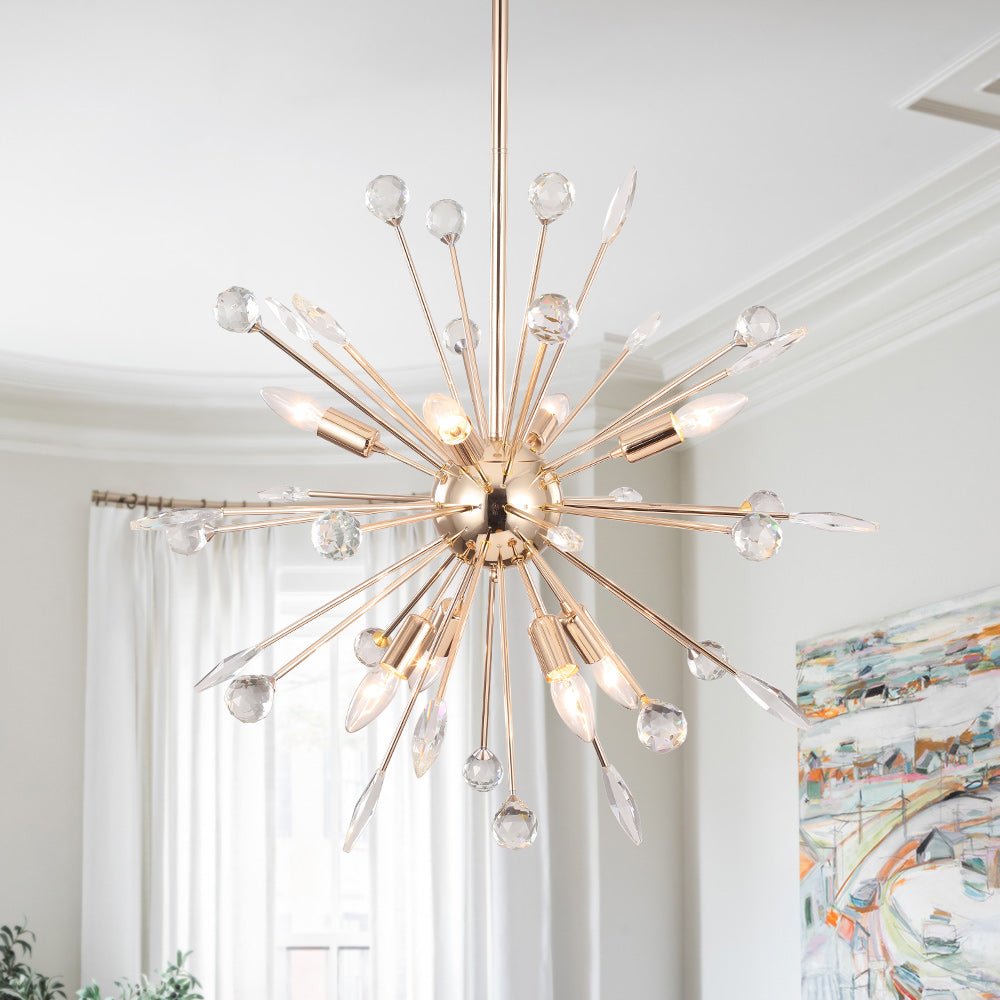 Modern Crystal Sputnik Sphere Chandelier