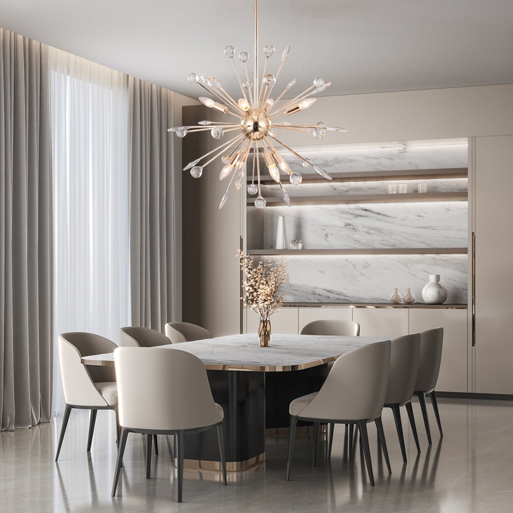 Modern Crystal Sputnik Sphere Chandelier