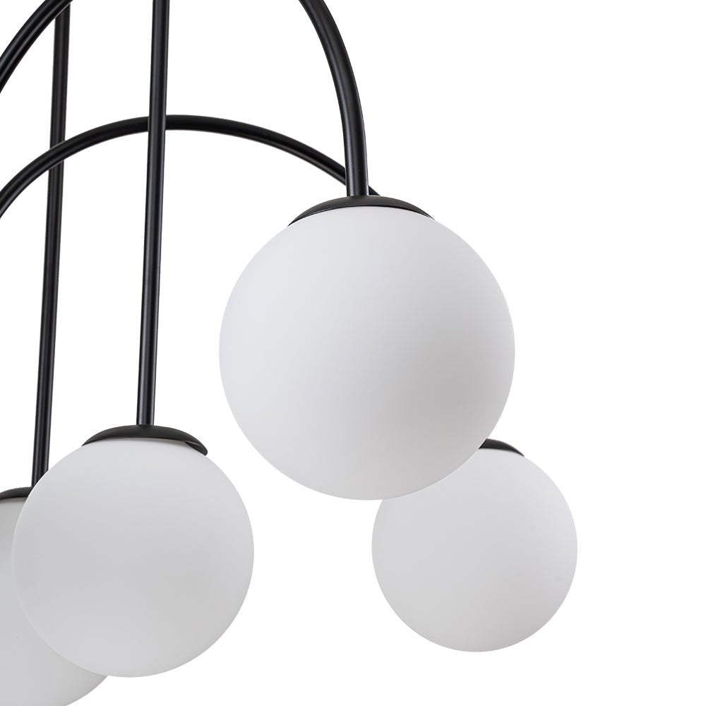 (OpenBox) 10-Light Frosted Glass Globe Bubble Chandelier