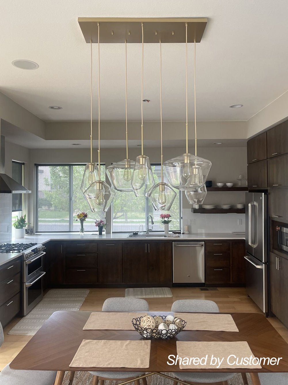 (OpenBox) 7-light Cluster Kitchen Island Pendant Lighting