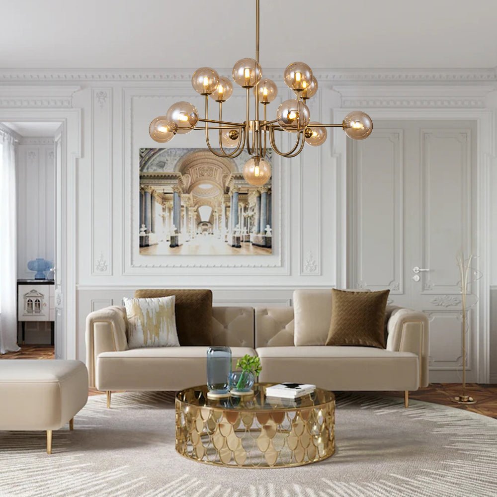 (OpenBox) Glam 13-Light Sputnik Glass Globe Bubble Chandelier