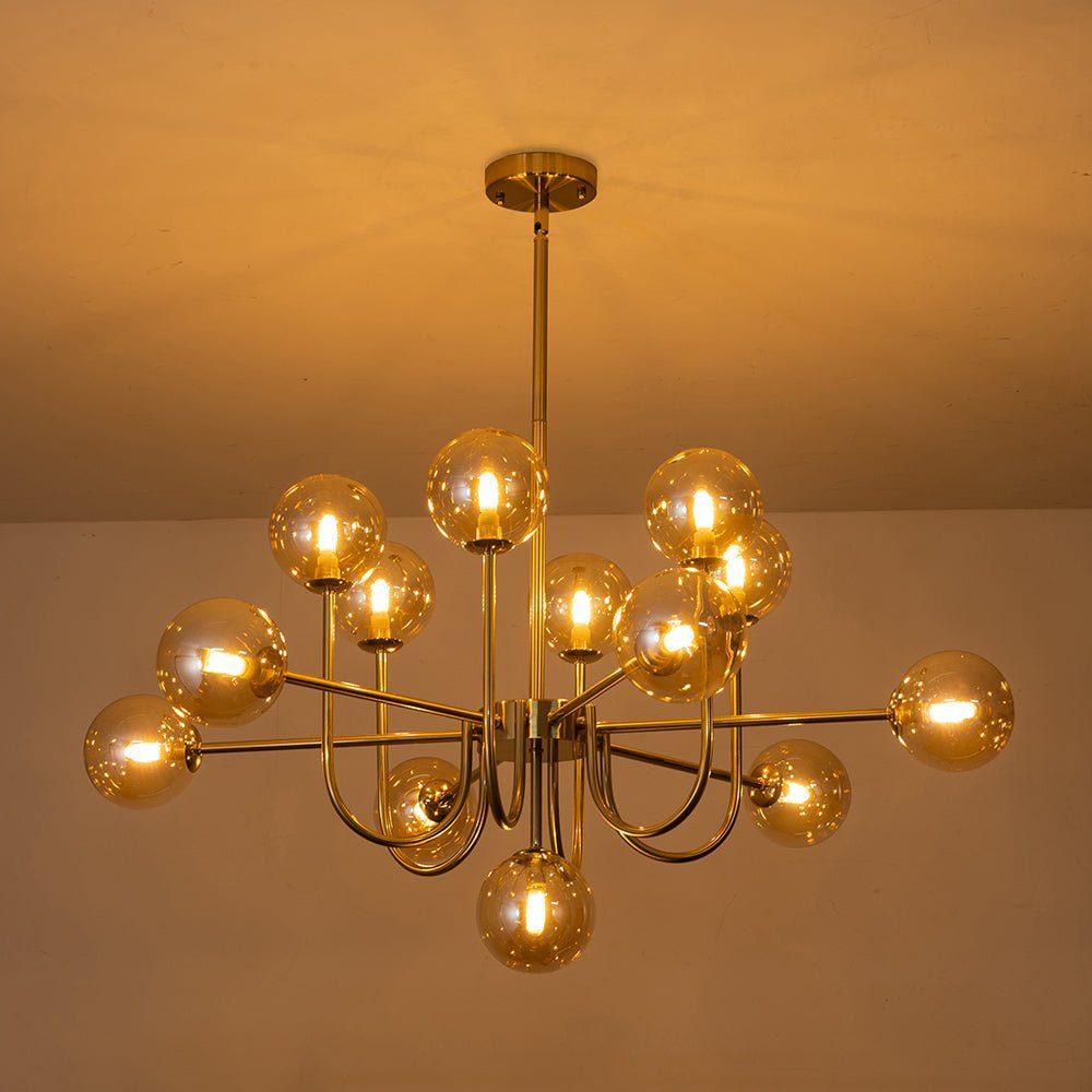 (OpenBox) Glam 13-Light Sputnik Glass Globe Bubble Chandelier
