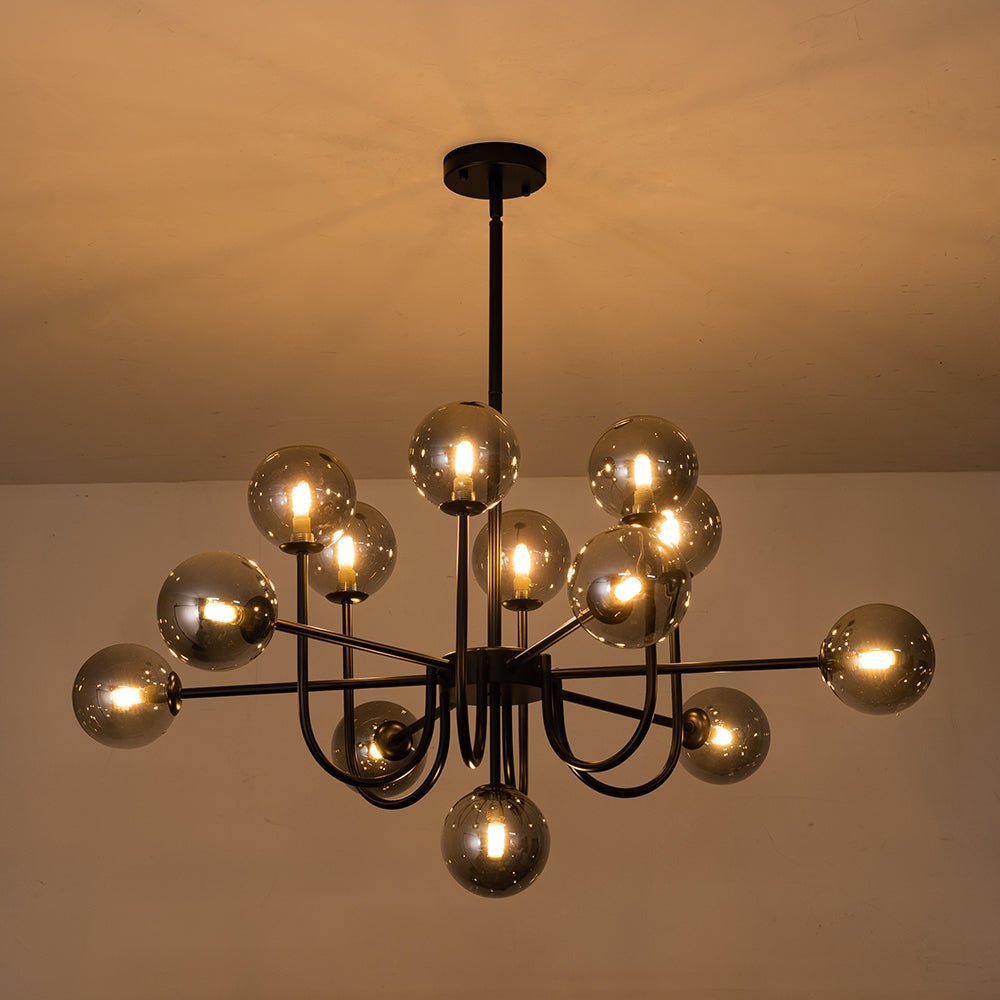 (OpenBox) Glam 13-Light Sputnik Glass Globe Bubble Chandelier