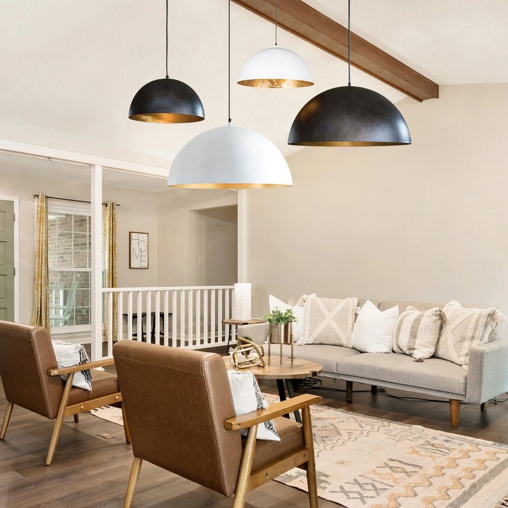 (OpenBox) Oversized Metal Dome Pendant Light