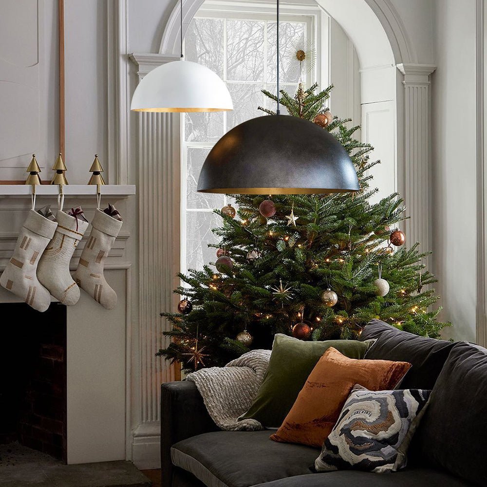 (OpenBox) Oversized Metal Dome Pendant Light